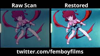 DAICON III Omake Raw VS Restoration 8mm Comparison  Not Final [upl. by Corly]