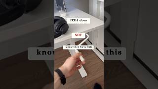 I found this little hack on my IKEA standing desk Pretty neat This way I save on new buys [upl. by Anomar545]