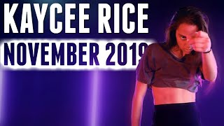 Kaycee Rice  November 2019 Dances [upl. by Hansel582]