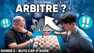 Je cherche l’arbitre pour porter réclamation à la ronde 2 du Blitz du Cap d’Agde [upl. by Yelrak]