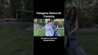 Kalogeras Sisters Camping 💕kalogeras [upl. by Mcclees]