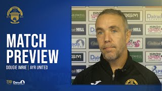 Greenock Morton  Dougie Imrie  Ayr United Preview [upl. by Esilana]