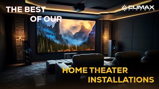 Our Top Dolby atmos Home Theater Projects  Home Theater Highlights by Climax Cinemas [upl. by Adirehs]