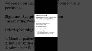 Cardiogenic Shock Cardiovascular Disorders [upl. by Diane-Marie]