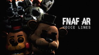 FNAF AR voice lines animated FNAF SFM [upl. by Derfla]