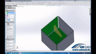 Neue Blechfunktionen in SolidWorks 2014 [upl. by Eikcor]