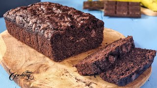 Healthy Chocolate Banana Bread  Chocolate Oatmeal Banana Bread [upl. by Adnerb]