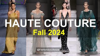 HAUTE COUTURE 🍁 FALL 2024 TRENDS 15 collections fashion fashiontrends couture [upl. by Dumah]