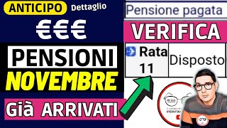 ANTICIPO⚡️ PENSIONI NOVEMBRE 2023 ➡ CEDOLINI IMPORTI ARRIVATI❗️❓ VERIFICA RIMBORSI AUMENTI CONGUAGLI [upl. by Einnalem488]