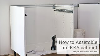 How to Assemble an IKEA SEKTION Base Cabinet [upl. by Ytsrik]