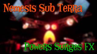 Alton Towers Audio  Nemesis Sub Terra Power Surges FX [upl. by Ayitahs]