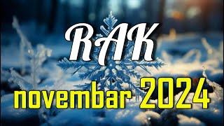 RAK  Horoskop za NOVEMBAR 2024 [upl. by Yrotciv141]