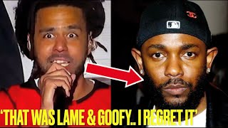 J Cole APOLOGIZES To Kendrick Lamar For DISSING Him amp REGRETS Making The Diss Song [upl. by Enilrad]