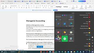 Managerial Accounting Chapter 1 Part 1 [upl. by Gnirps201]