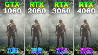 GTX 1060 vs RTX 2060 vs RTX 3060 vs RTX 4060  Test in 8 Games [upl. by Wesla]