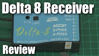 FrSky Delta 8 receiver review [upl. by Nerua]