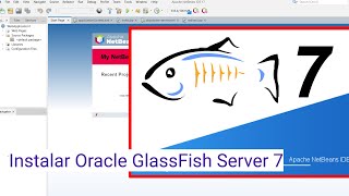 Instalar GlassFish Server 7 en Java NetBeans 🐟 [upl. by Gerstner5]