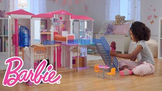 The Interactive Barbie quotHello Dreamhousequot at Play  Barbie [upl. by Nosae]