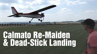 Kyosho Calmato 40 Verbrenner Erstflug mit Notlandung [upl. by Hepzi]