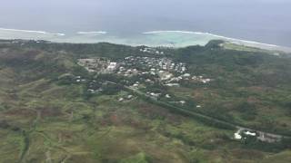 Landing at Antonio B Won Pat International Airport Guam March 2017 [upl. by Ragan23]