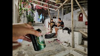 Amorgos island  Chora street view [upl. by Sherris]