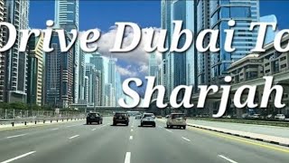 Dubai to Sharjah Driving Sharjah ke residential building aur school Dekho vlog viralvideo [upl. by Jareb615]