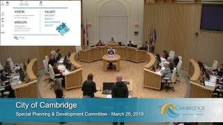 City of Cambridge Planning and Development Committee Part 1  March 26 2019 [upl. by Necila459]