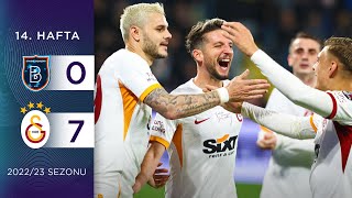 Medipol Başakşehir 07 Galatasaray  14 Hafta  202223 [upl. by Anafetse]