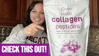 Micro Ingredients Multi Collagen Protein Powder Review [upl. by Aneehta]