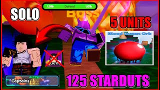 Captains Zone Solo 5 Units Gameplay  No Blood queen 125 Stardusts grátis  Orb ASTD roblox [upl. by Mohammed]