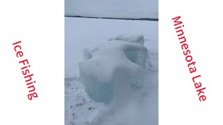 Ice Crappie Fishing in Minnesota Lake crappie crappiefishing fishing fish icefishing icefish [upl. by Nosnah]