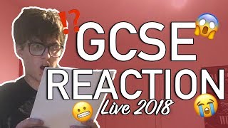 OPENING GCSE RESULTS 2018  LIVE REACTION emotional [upl. by Azaleah]