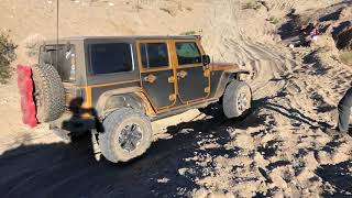 Anza Borrego Off Road Jeep Trip Diablo Drop Off Sandstone Canyon [upl. by Adeirf]