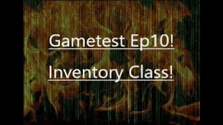 Minecraft Gametest Ep10 Inventory class [upl. by Wilber442]