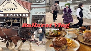 ballarat vlog ✨  sovereign hill mine gold horse tales candy making brunch and thai food [upl. by Steep967]