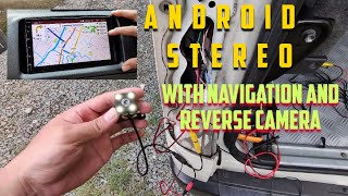 iMars Android Stereo Installation With Reverse Camera and Navigation  how to wire car stereo [upl. by Tad385]