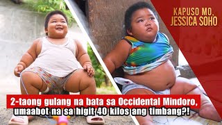 2 taong gulang na bata umaabot na sa higit 40 kilos ang timbang  Kapuso Mo Jessica Soho [upl. by Clie671]