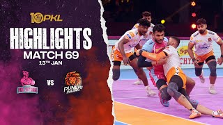 Match Highlights Jaipur Pink Panthers vs Puneri Paltan  January 13  PKL Season 10 [upl. by Aicnelev968]