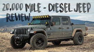 Jeep Gladiator EcoDiesel  20000 Mile Review [upl. by Avir]