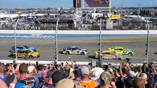 2022 Daytona 500 start from stands GEN 7 race cars are loud [upl. by Mora646]