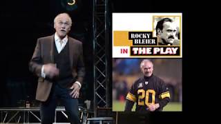 Rocky Bleier in THE PLAY [upl. by Aikemaj]