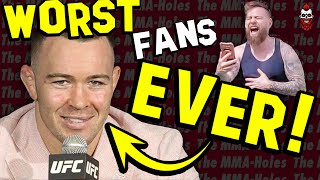 Colby Covington Has The WORST Fans [upl. by Kenimod]