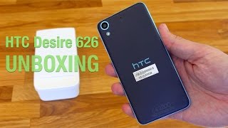 HTC Desire 626  Unboxing and Hands On [upl. by Panther383]