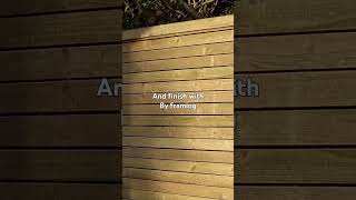 construction diylandscaping home gardenideas fencing dit shorts garden fencingideas [upl. by Iahk826]