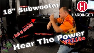 🌴Review amp setup  Harbinger VARI V2318S 18quot 2400W🎶 Powered Subwoofer🌴 [upl. by Bethina]