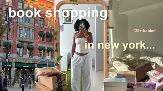 NYC BOOKSTORE VLOG 💌 come book shopping with me at Barnes amp huge online book haul 20 books [upl. by Nigem261]