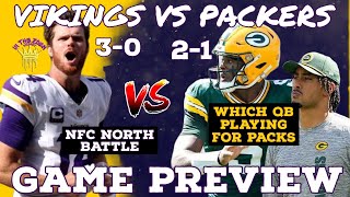 Vikings VS Packers Preview [upl. by Iteerp148]