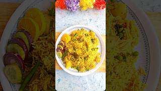 Masala pulao  veg biryani shorts youtubeshorts trending recipe pulao vegbiryani [upl. by Aiouqahs]