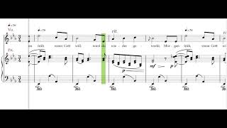 Brahms Wiegenlied Voice rehearsal track [upl. by Furgeson]