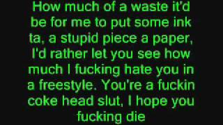 Eminem  Puke Lyrics [upl. by Gaultiero]